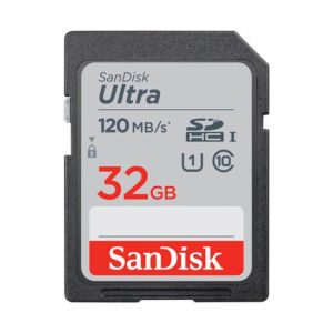 کارت حافظه SDHC سن دیسک مدل Ultra کلاس 10 استاندارد UHS-I U1 سرعت 120MBps ظرفیت 32 گیگابایت