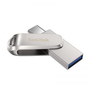 فلش مموری سن دیسک مدل Ultra Dual Drive Luxe ظرفیت 256 گیگابایت