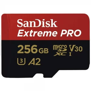 کارت حافظه microSDXC سن دیسک مدل Extreme PRO کلاس A2 استاندارد UHS-I U3 سرعت 200MBs ظرفیت 256 گیگابایت