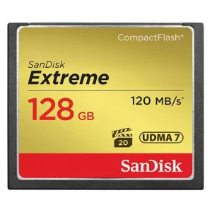 کارت حافظه CompactFlash سن دیسک مدل Extreme سرعت 800X 120MBps ظرفیت 128 گیگابایت