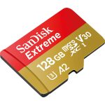 سن دیسک میکرو sandisk microsd 128gb 190mbs 4k A2 UHS1 U3