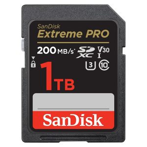 sandisk sd extreme pro 1TB 200mb