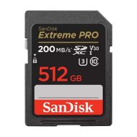 کارت حافظه SDXC سن دیسک مدل Extreme Pro V30 کلاس 10 استاندارد UHS-I U3 سرعت 200MB/s ظرفیت 512 گیگابایت
