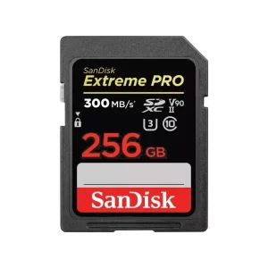 کارت حافظه SDXC سن دیسک مدل Extreme Pro V90 کلاس 10 استاندارد UHS-II U3 سرعت 300mbps ظرفیت 256 گیگابایت