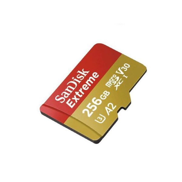 کارت حافظه microSDXC سن دیسک مدل Extreme  کلاس A2 استاندارد UHS-I U3 سرعت 190MBs ظرفیت 256 گیگابایت