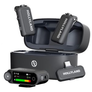 میکروفون یقه ای بی سیم Hollyland LARK MAX 2 Combo 2-Person Wireless Microphone