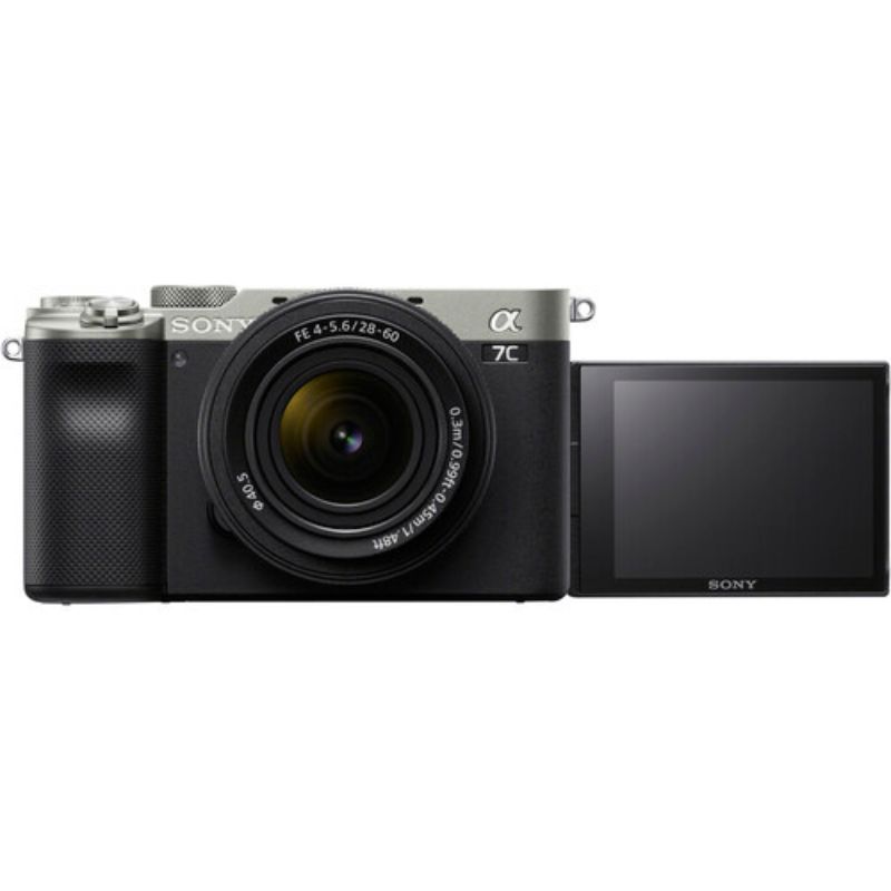 دوربین بدون آینه سونی Sony a7C Mirrorless Camera with 28-60mm Lens Silver