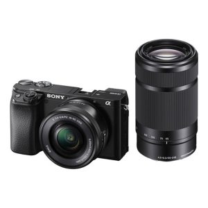 دوربین بدون آینه سونی Sony Alpha a6100 kit 16-50mm and 55-210mm