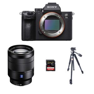 دوربین سونی Sony a7 III +24-70mm+کارت حافظه SD 32GB 95MB/S+ پایه Q404