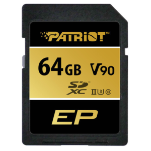کارت حافظه Patriot V90 SDXC UHS-II U3 Class 10 SD Card 64GB